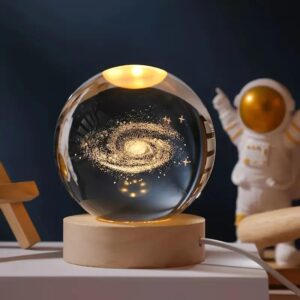 Read more about the article Bring the Galaxy Home: 3D Crystal Ball Night Lamp Review