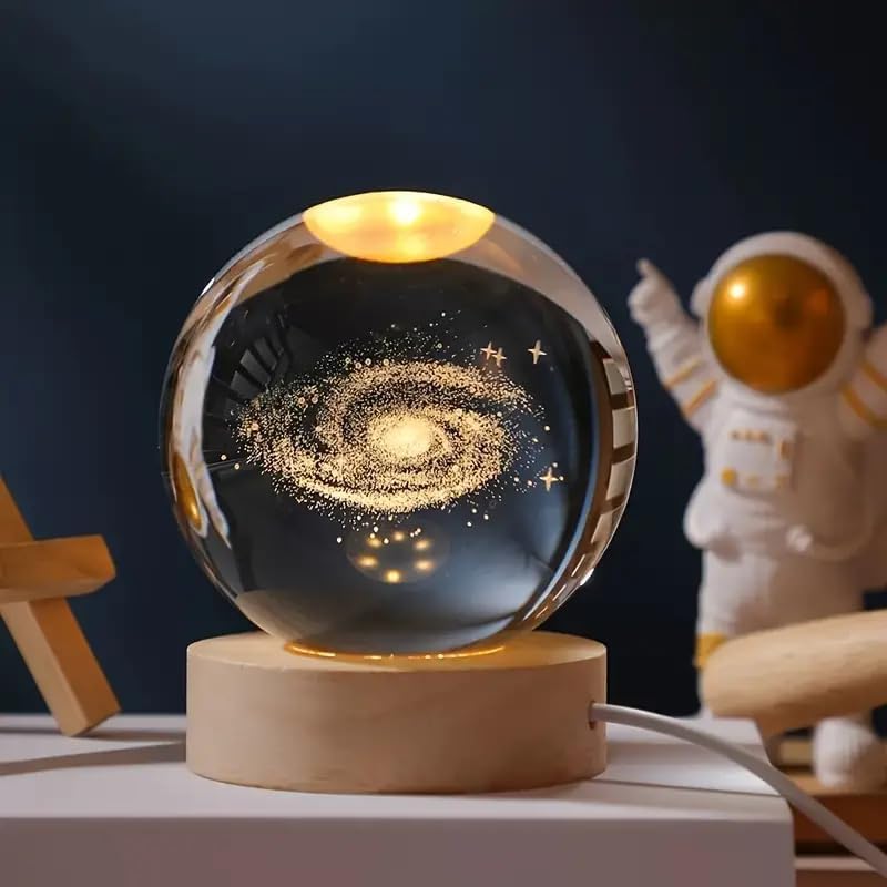 Read more about the article Bring the Galaxy Home: 3D Crystal Ball Night Lamp Review
