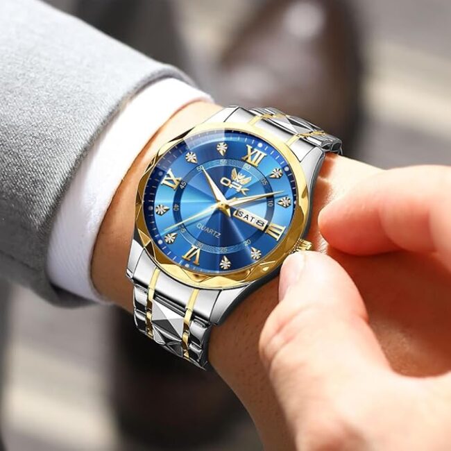 You are currently viewing Timeless Elegance: The OPK Diamond Roman Watch for Men